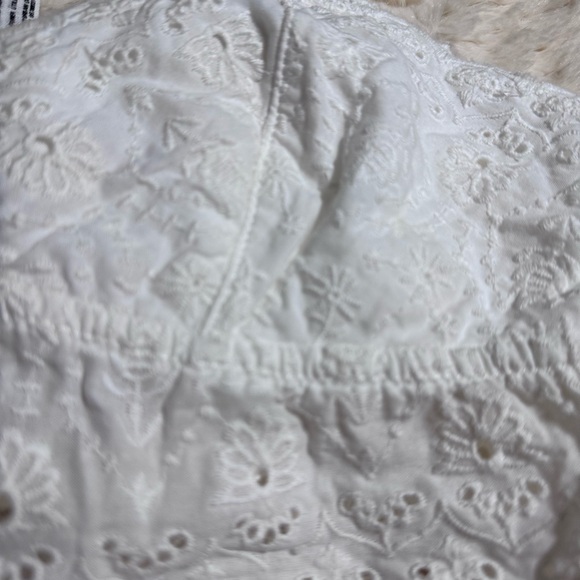 Free People NWT  White Eyelet Lace Bralette - Picture 4 of 5